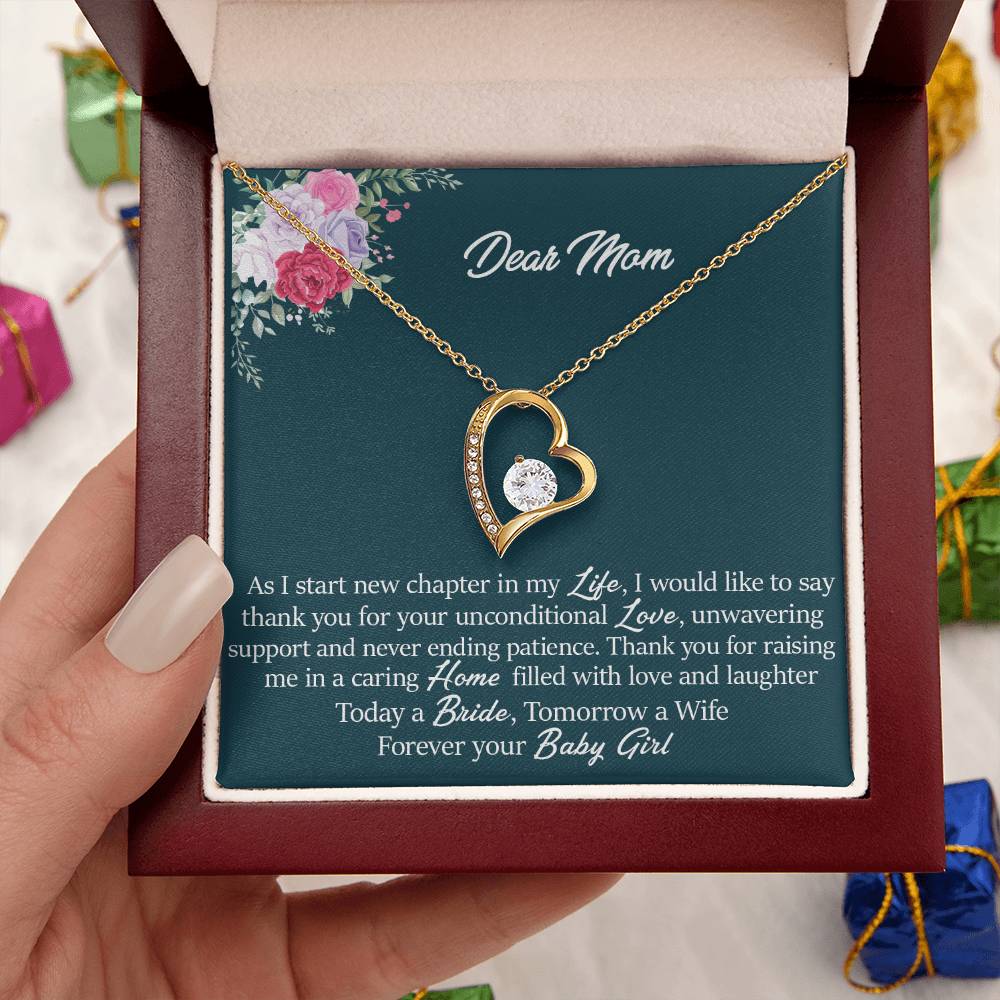 Mother Of The Bride Forever Love Necklace