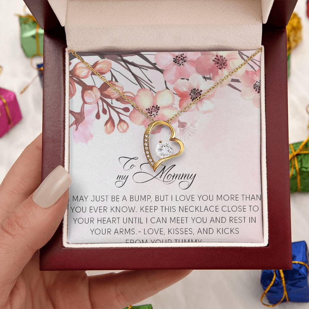 To My Mommy Necklace To My Mommy Jewelryto My Mom Forever Love Necklacecustom Necklace For Mom Mommy Birthday Necklace Gift Forever Love Necklace