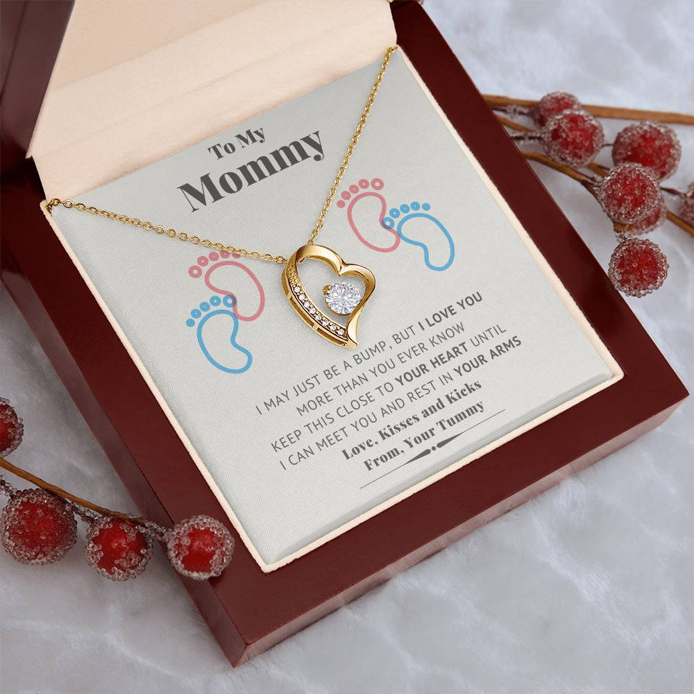 New Mommy Necklace New Mom Mother's Day Gift First Time Mom Gift New Mom Forever Love Necklace