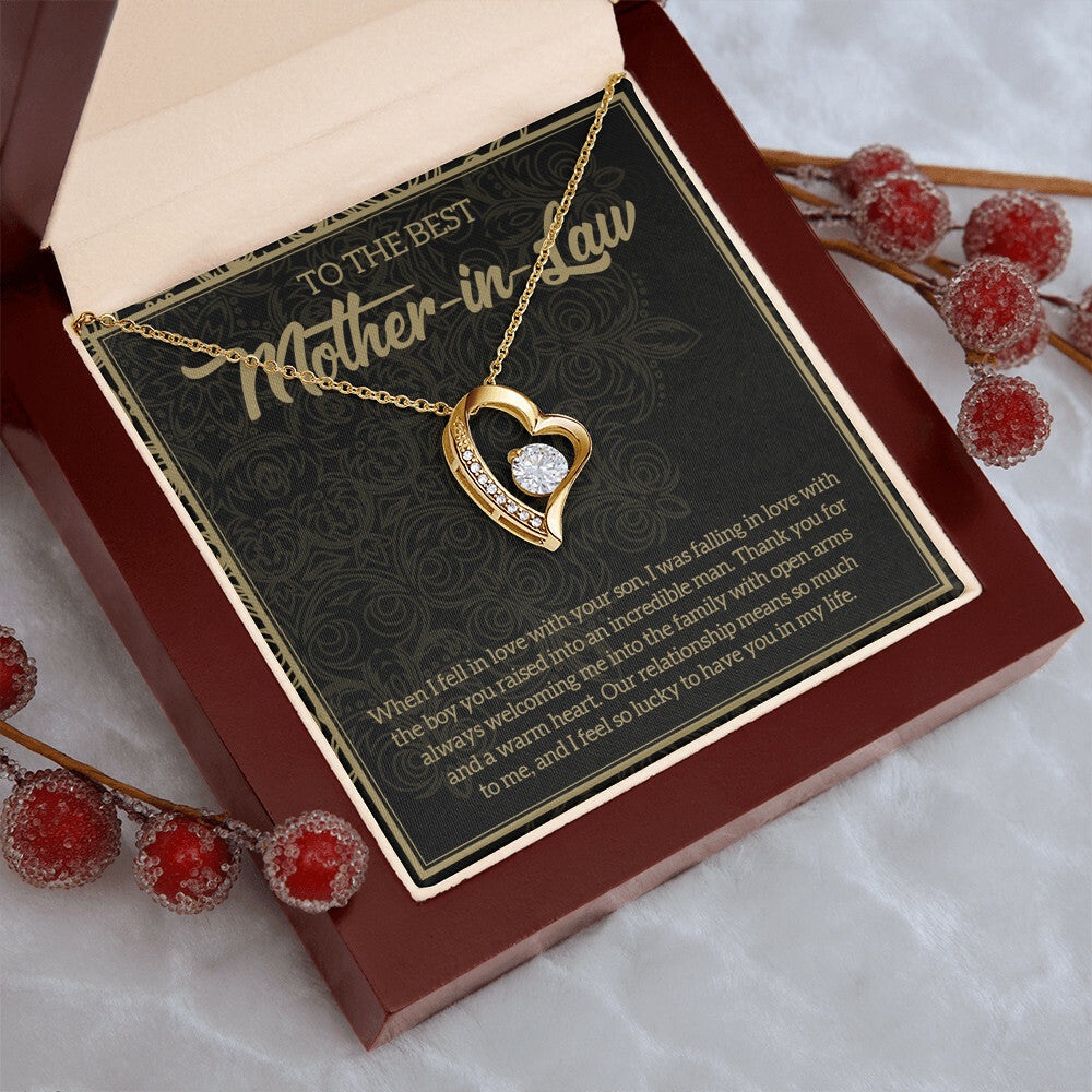 Mother In Law Necklace Gift Mother In Law Necklace Mother Daughter Necklace Jewelry Gift From Mother In Law Necklace For Daughter In Forever Love Necklace