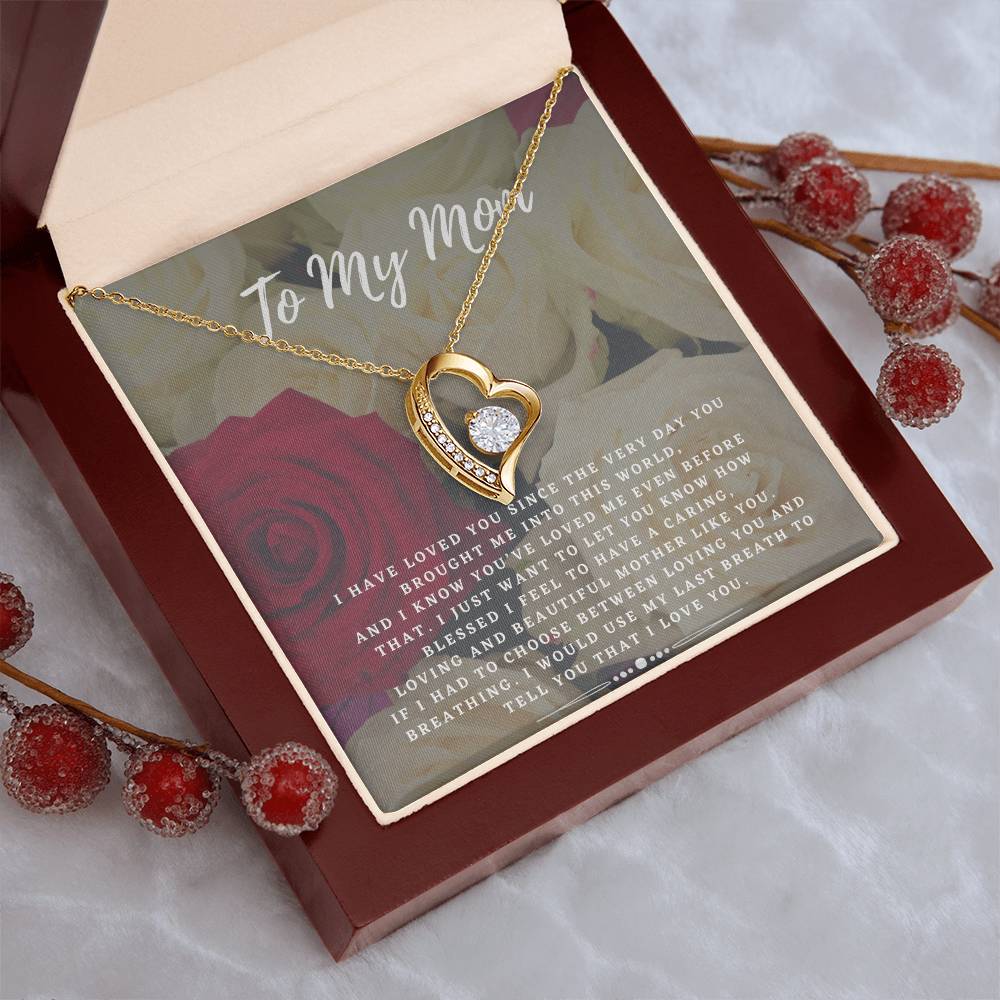 Special Gift For Your Mom Forever Love Necklace