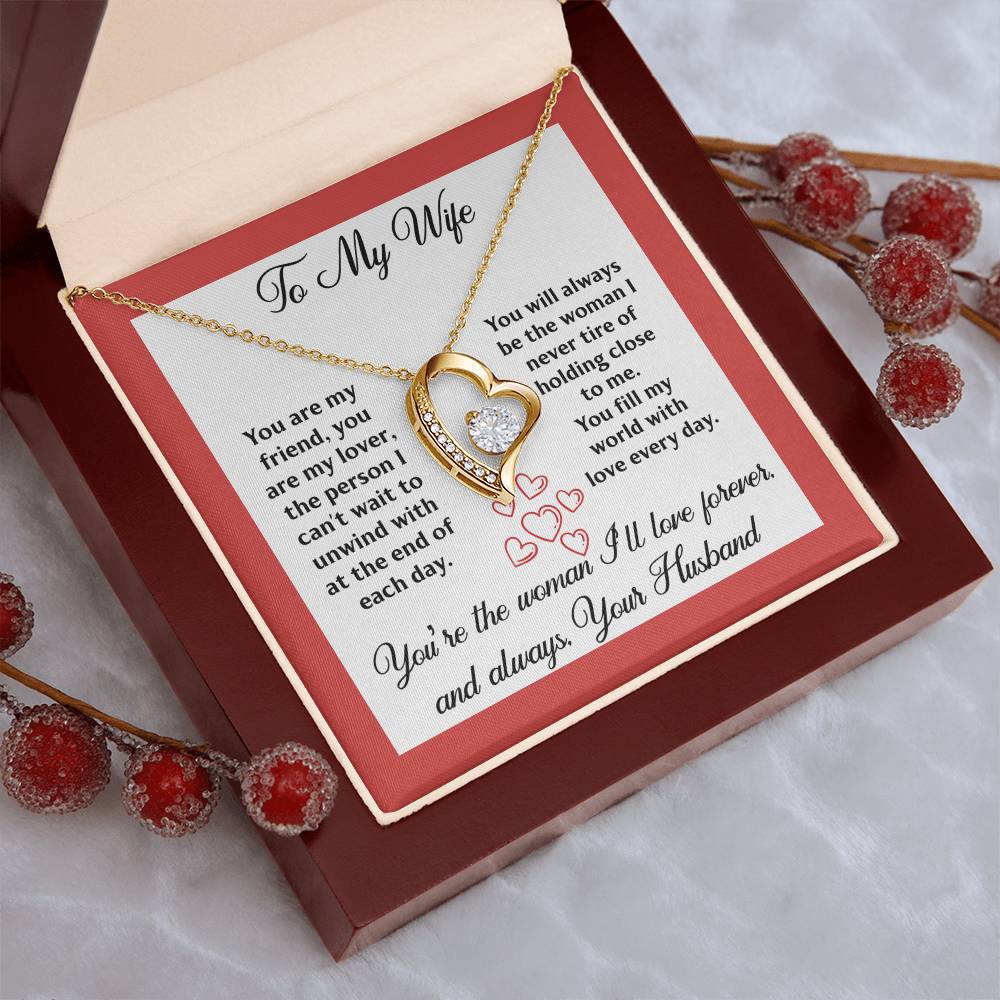 You're The Woman I'll Love Forever And Always Necklace - Forever Love Necklace