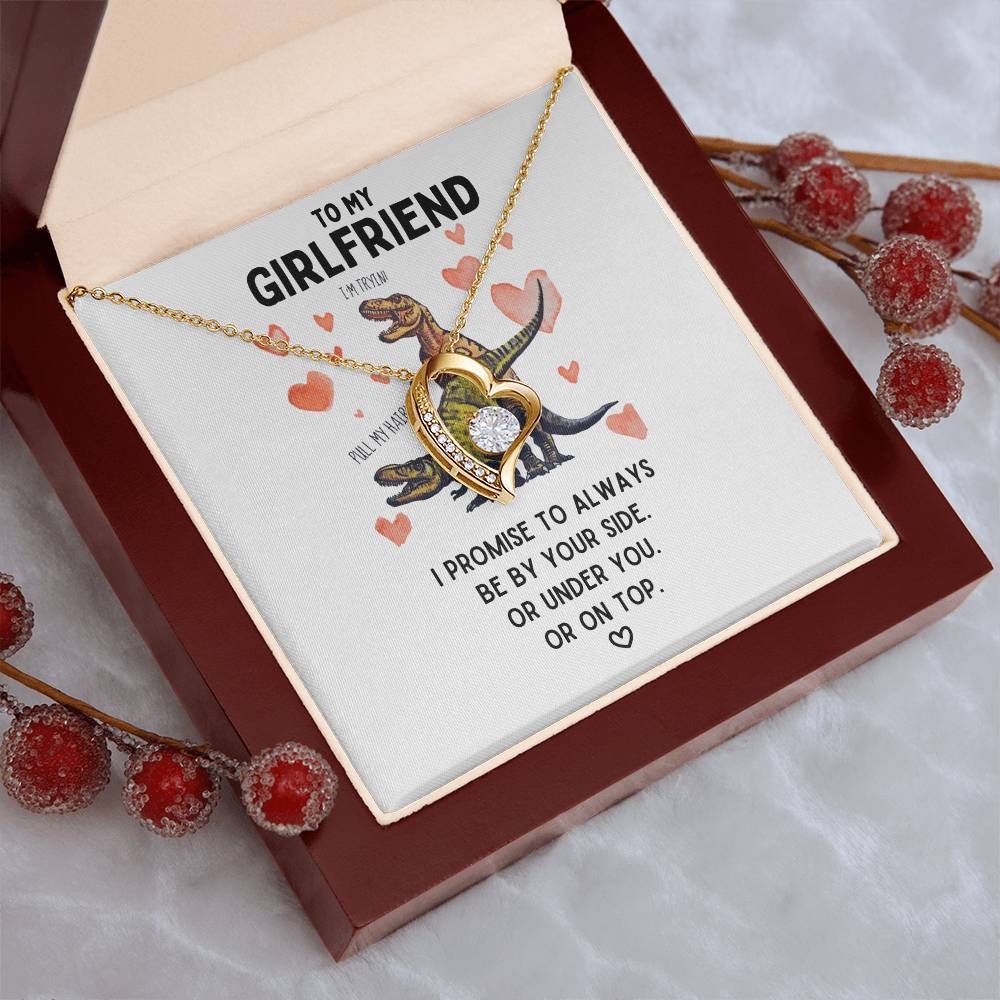 To My Girlfriend Always By Your Side Necklace 1 Forever Love Necklace