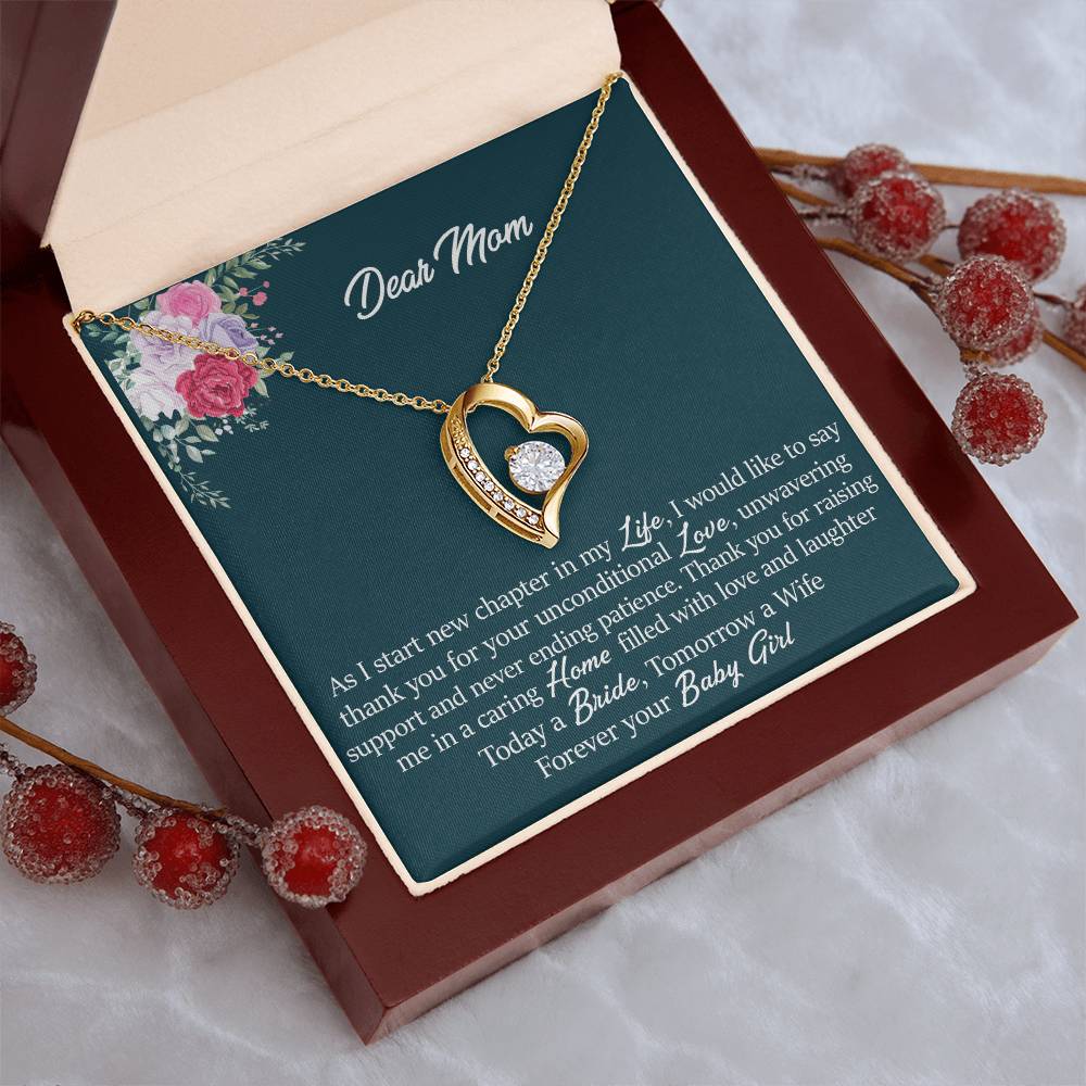 Mother Of The Bride Forever Love Necklace