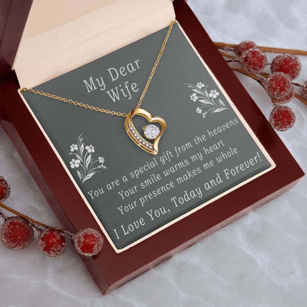 I Love You Today & Forever Necklace Forever Love Necklace