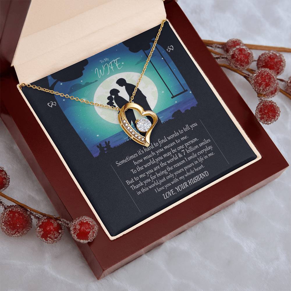 Gift For Wife I Love You Necklace 1 Forever Love Necklace