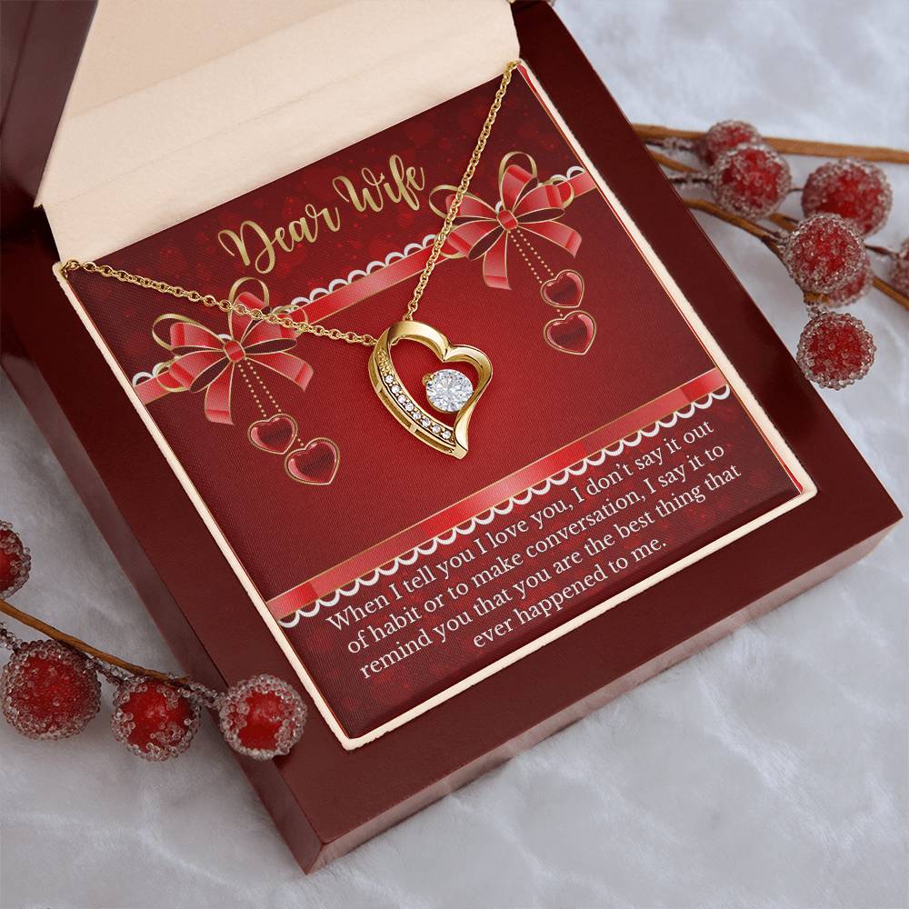 Anniversary Gift For Soulmate Forever Love Necklace
