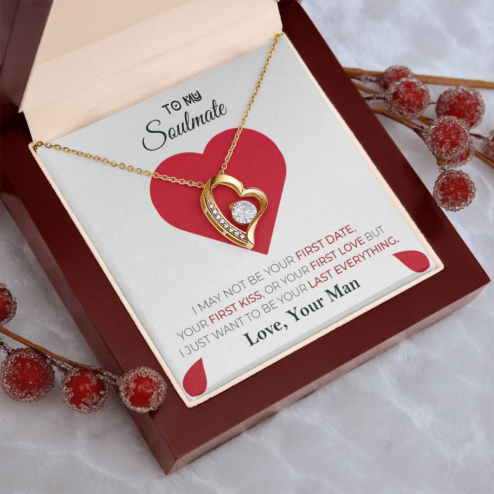 I Just Want To Be Your Last Everything To Soulmate 2 Forever Love Necklace