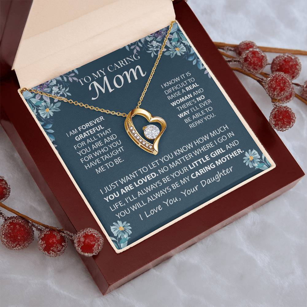 Mothers Day Heart Necklace Forever Love Mother Daughter 2 1 Forever Love Necklace