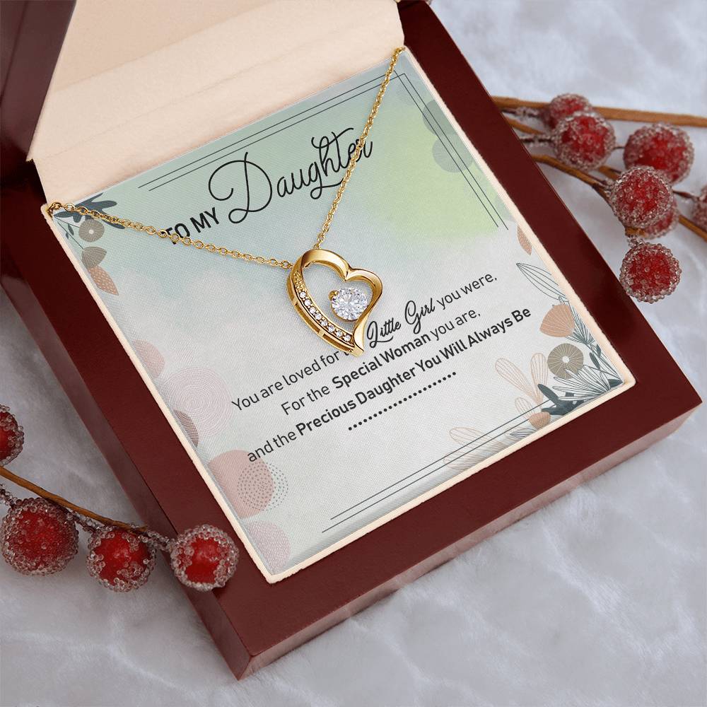 Gift For Daughter From Mom Anniversary Lovingly Mom Grown Up Daughter Hug Necklace For Daughter Always Keep Me In Your Heart Forever Love Necklace