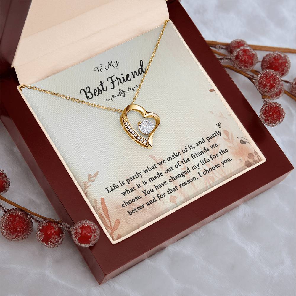 To My Best Friend - Forever Love Necklace Forever Love Necklace