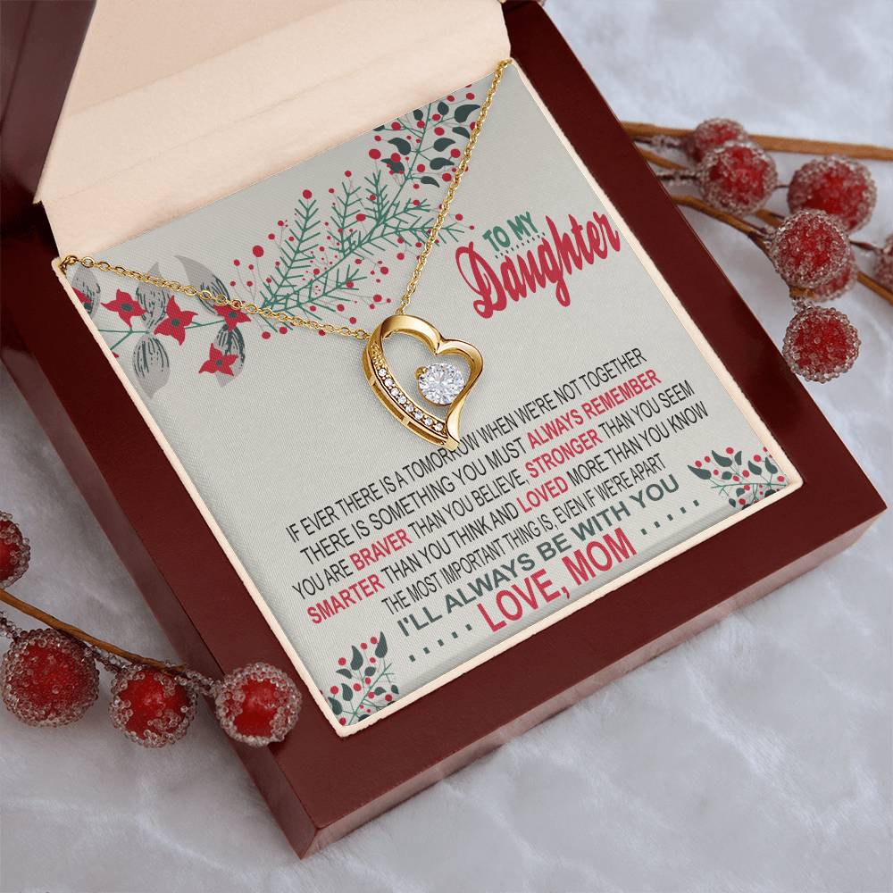 Gift For Daughter From Mom Daughter Mother Necklace Daughter Gift From Mom To My Daughter Daughters Birthday Unique Gift For Daughter Grown Up Forever Love Necklace