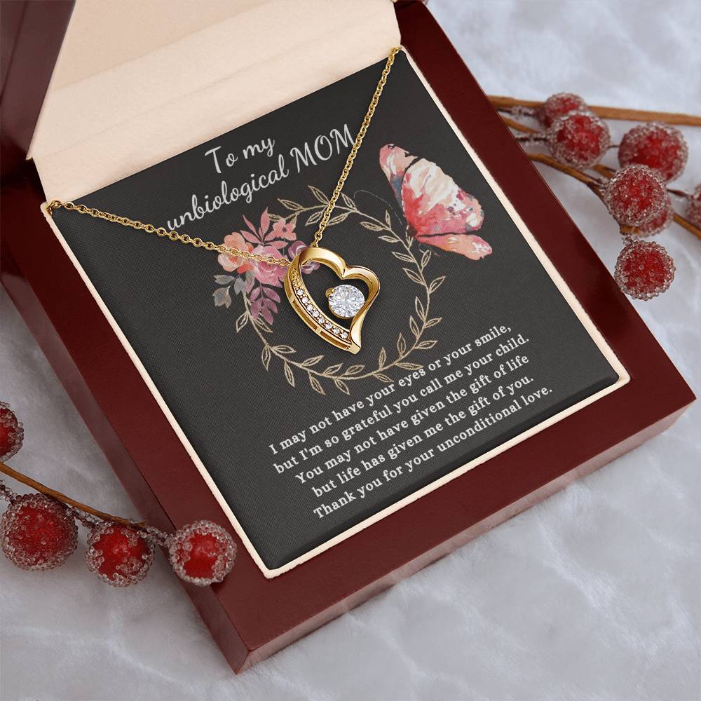 Gift For Unbiological Mom - Forever Love Necklace Forever Love Necklace