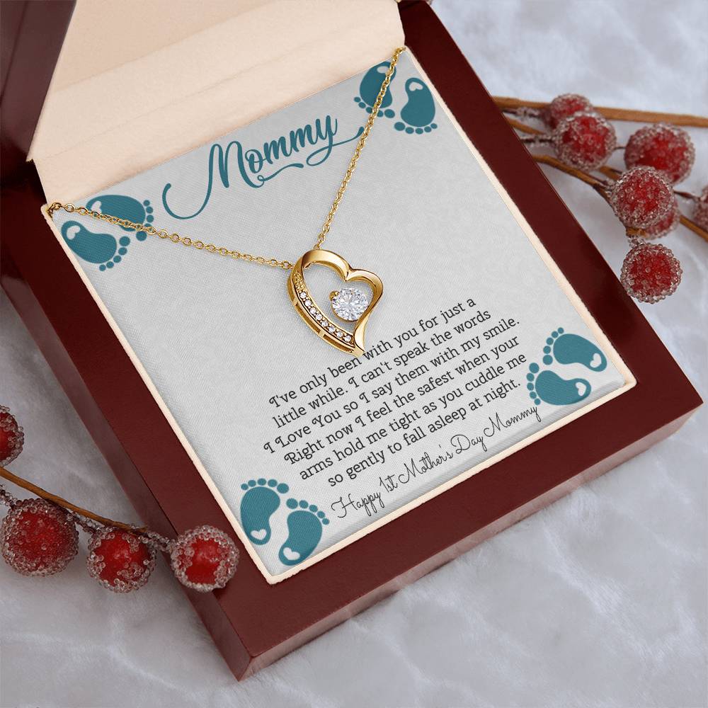 Mommy 1st Mother's Day Forever Love Necklace
