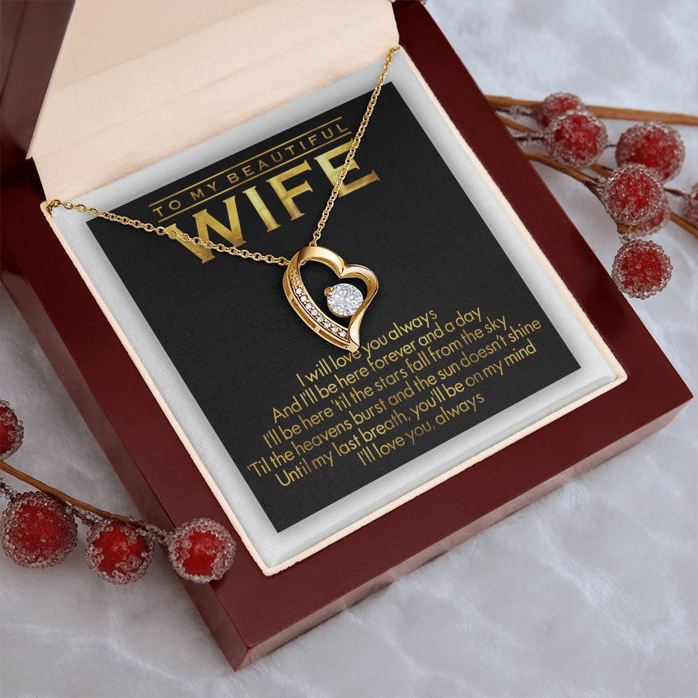 Classic Rock Love Song Forever Love Necklace