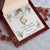 To My Daughter I Love You Mother's Day Sunflower Necklace Daughter Gift From Mom Mom To Daughter Forever Love Necklace