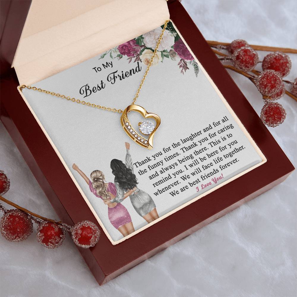 Gift For Best Friend Friend Necklace 1 Forever Love Necklace