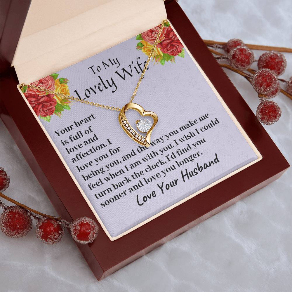 To My Wife I Love You For Being You Necklace 1 Forever Love Necklace