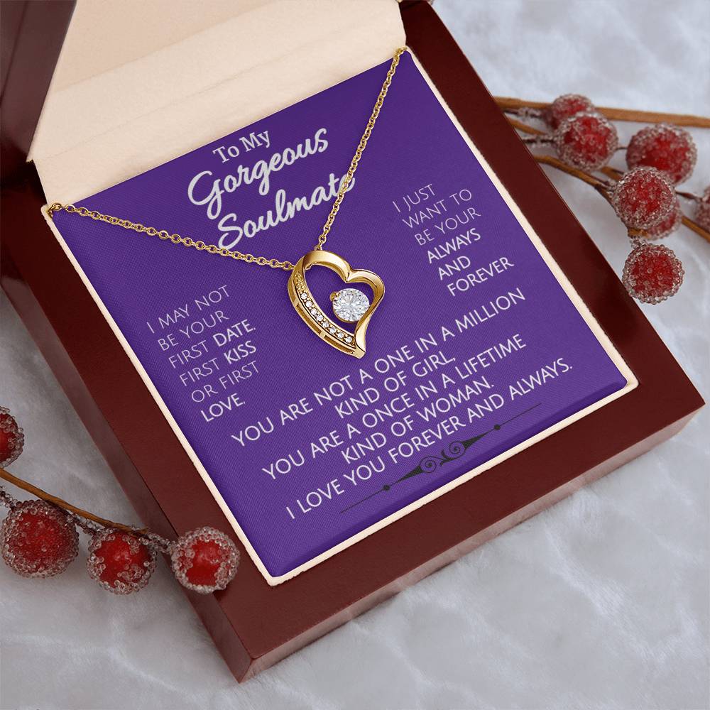 Forever And Always - Stunning Heart Necklace Forever Love Necklace