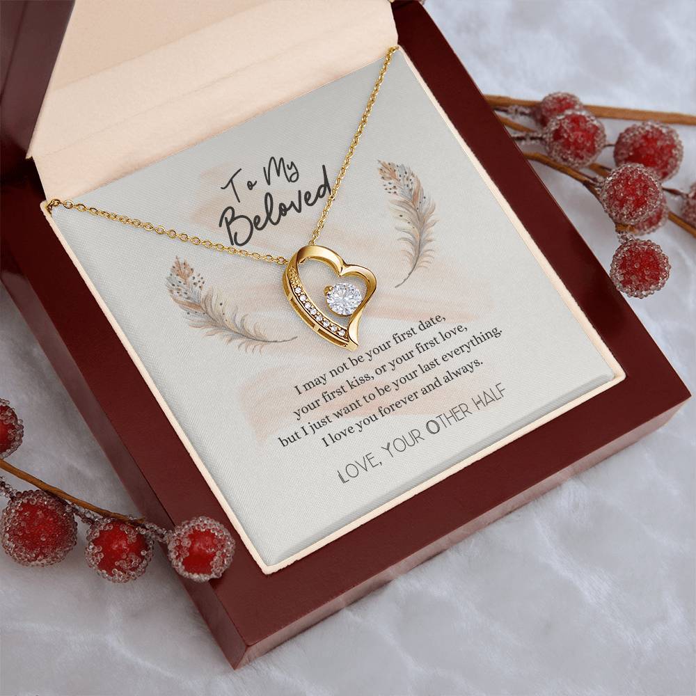 To My Beloved Everlasting Love Necklace Forever Love Necklace