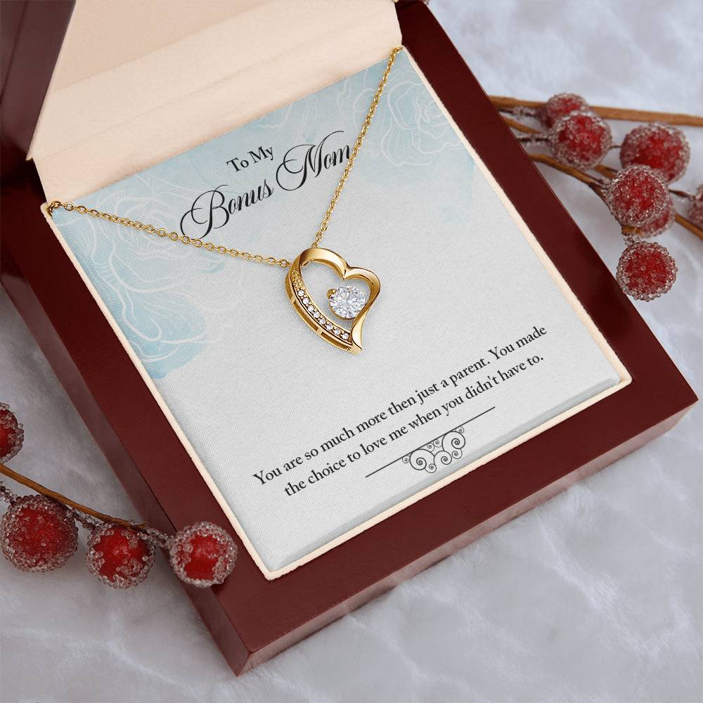 To My Bonus Mom You Are So Much More Then Just A Parent Necklace 1 Forever Love Necklace