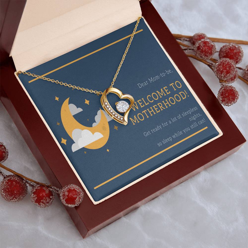 Mothers Day Gift From Bump Gift For Mom From Bump Gift For Expecting Mom Mom To Be Necklace Pregnancy Gift Expectant Mother Soon To Forever Love Necklace