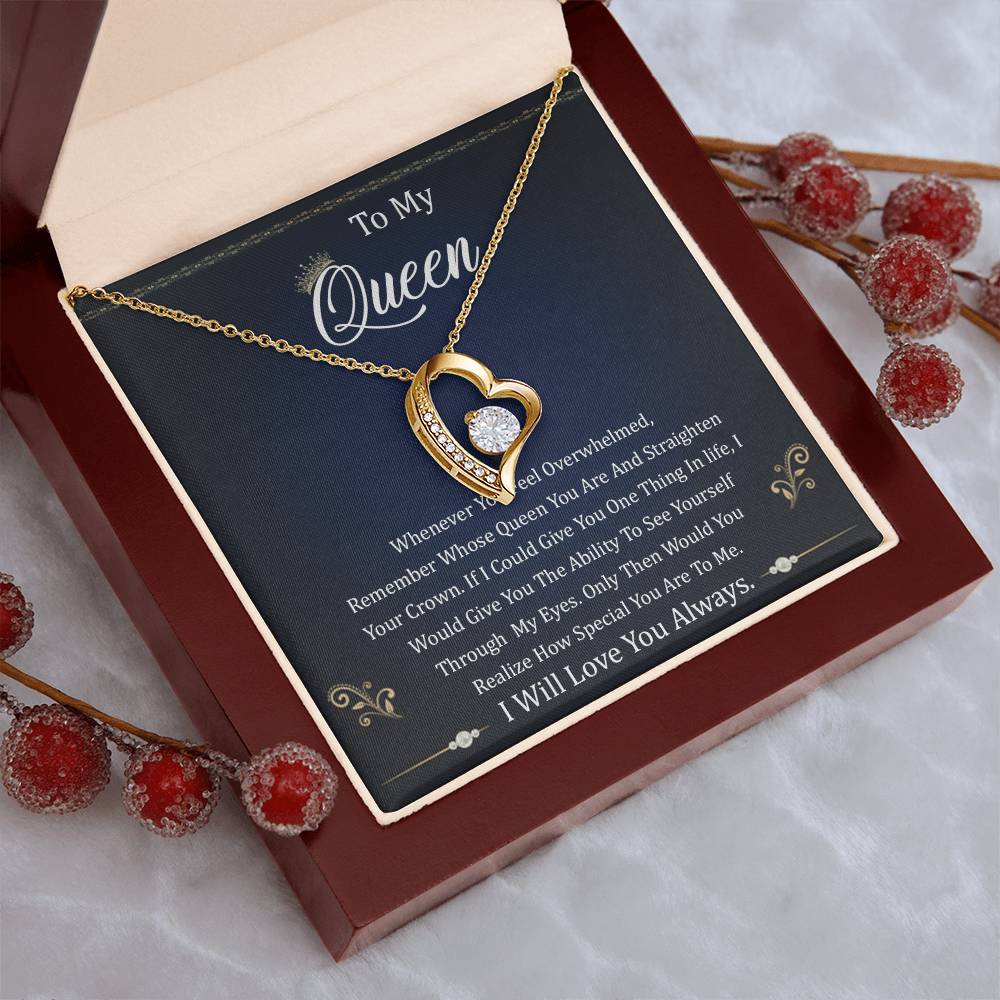My Queen I Will Love You Always Forever Love Necklace 1 Forever Love Necklace