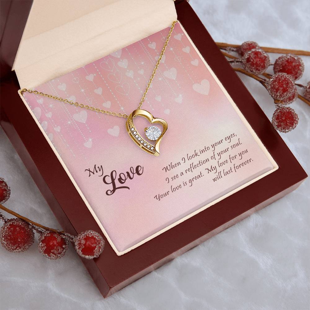 Gift For Your Love Forever Love Necklace
