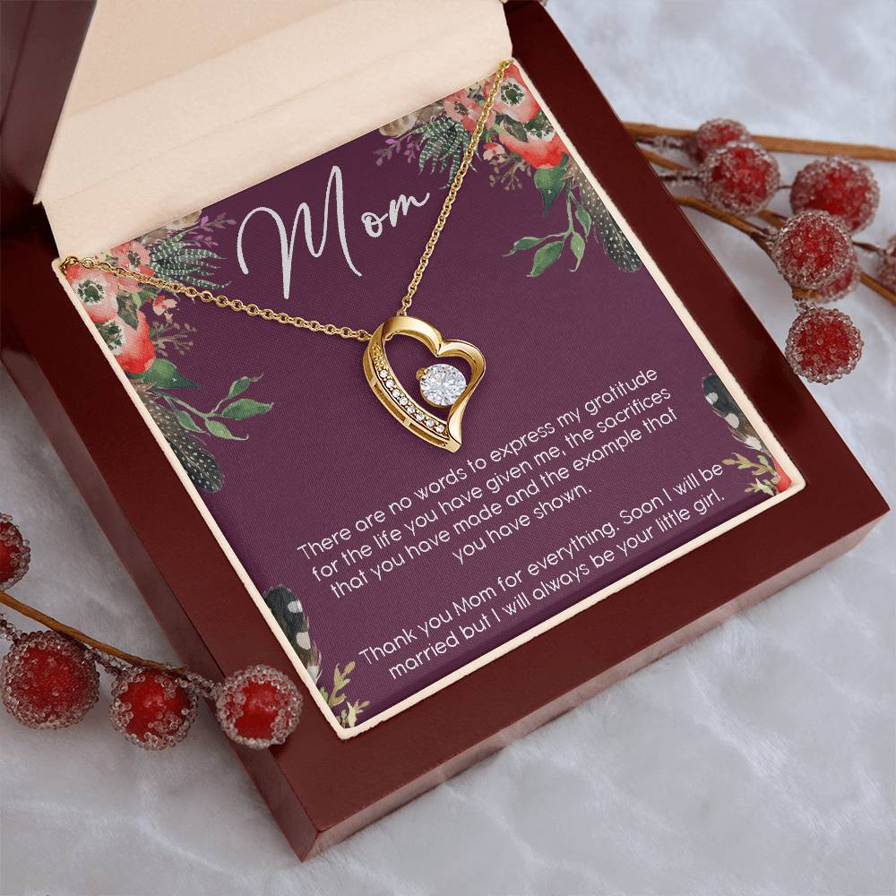 Mother Of The Groom Gift From Bride Customize Motherinlaw Giftgift For Mother Of The Groom Mother Of The Groom Forever Love Necklace Forever Love Necklace