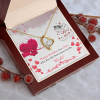 Happy Birthday To A Sister Who Has The Best Sister In The World! Forever Love Necklace