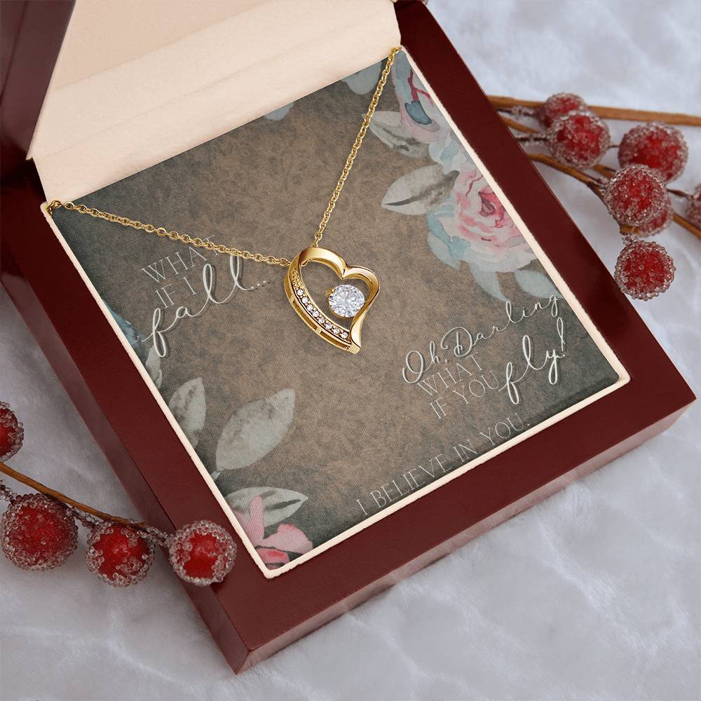 To My Daughter Interlocking Hearts Necklace Father To Daughter Gift Birthday Gift To Daughter From Dad Daughter Necklace Forever Love Necklace