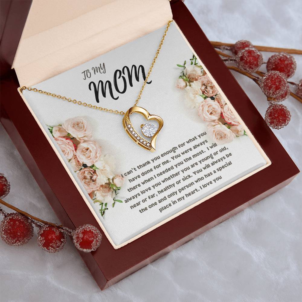 Special Gift For Your Mom Forever Love Necklace