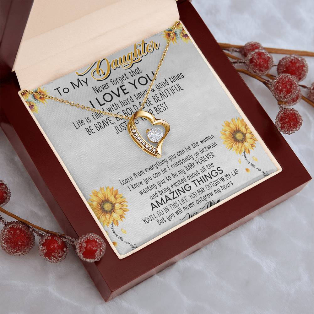 Mother's Day Necklace To My Mom To My Beautiful Mom Necklace Mothers Day Gift From Daughter Son To Mom Gift Mothers Day Forever Love Necklace