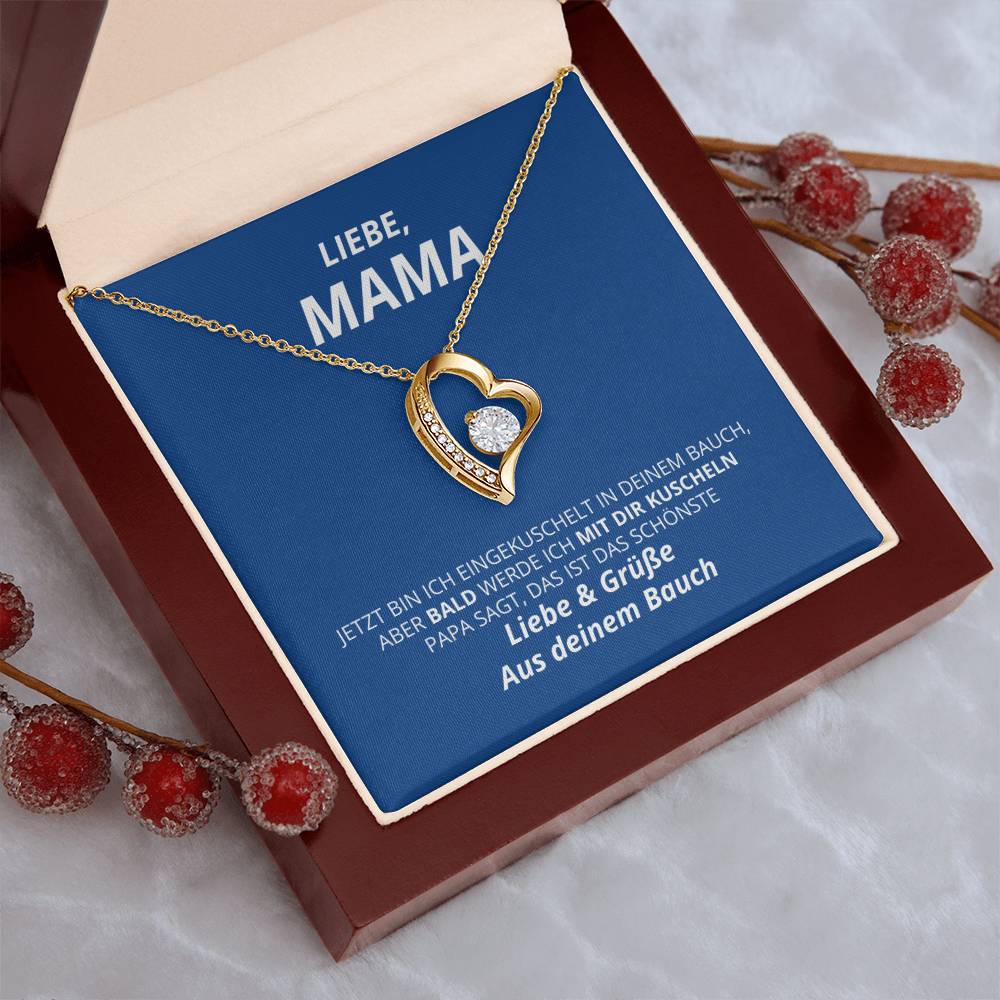 Werdende Mutter Forever Love Necklace