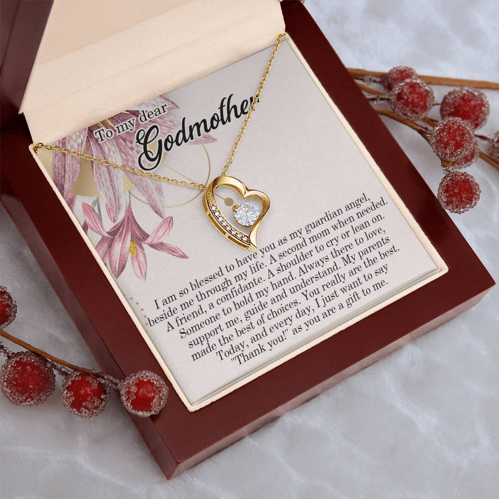 My Godmother Necklace Giftnecklace Gift For Godmother Godmother Forever Love Necklace Godmother Wedding Gift Godmother Of The Bride Forever Love Necklace