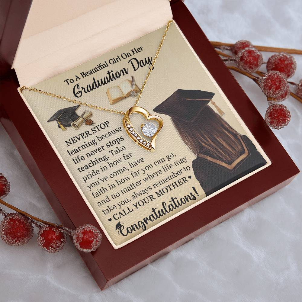Graduation 2021 From Mother - Forever Love Necklace™ Forever Love Necklace