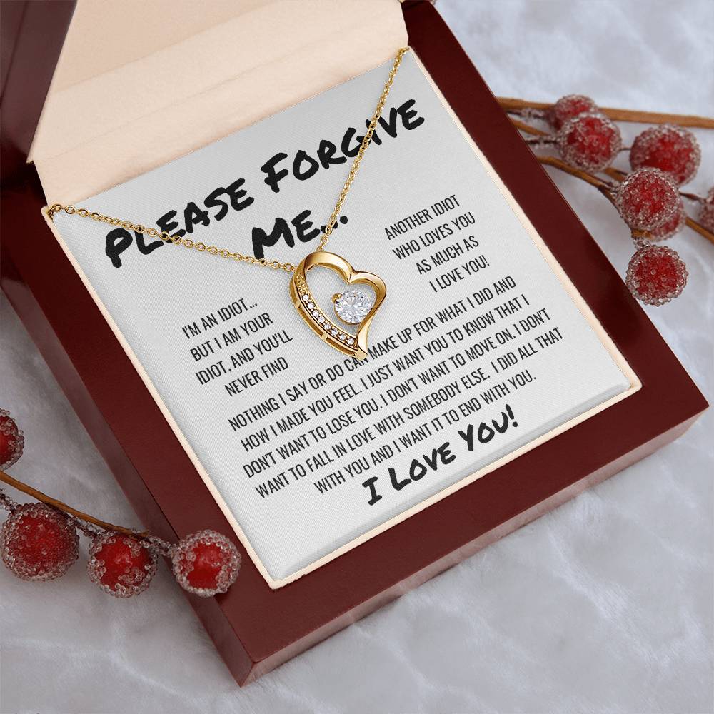 Sorry Forgive Me Apology Necklace 1 Forever Love Necklace