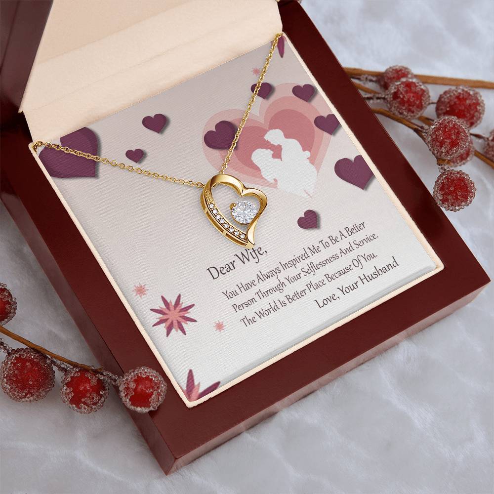 Gift For Wife Always Inspired Me Necklace 1 Forever Love Necklace