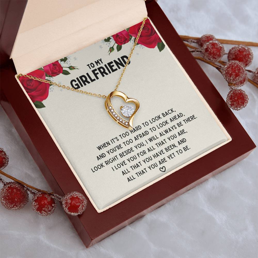 To My Girlfriend I’ll Always Be There Necklace 1 Forever Love Necklace