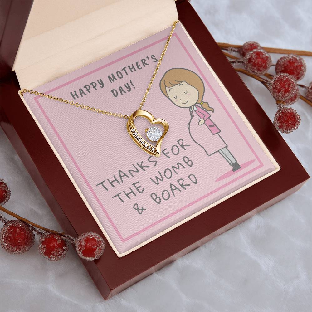 Mother's Day With Message Card 1 Forever Love Necklace