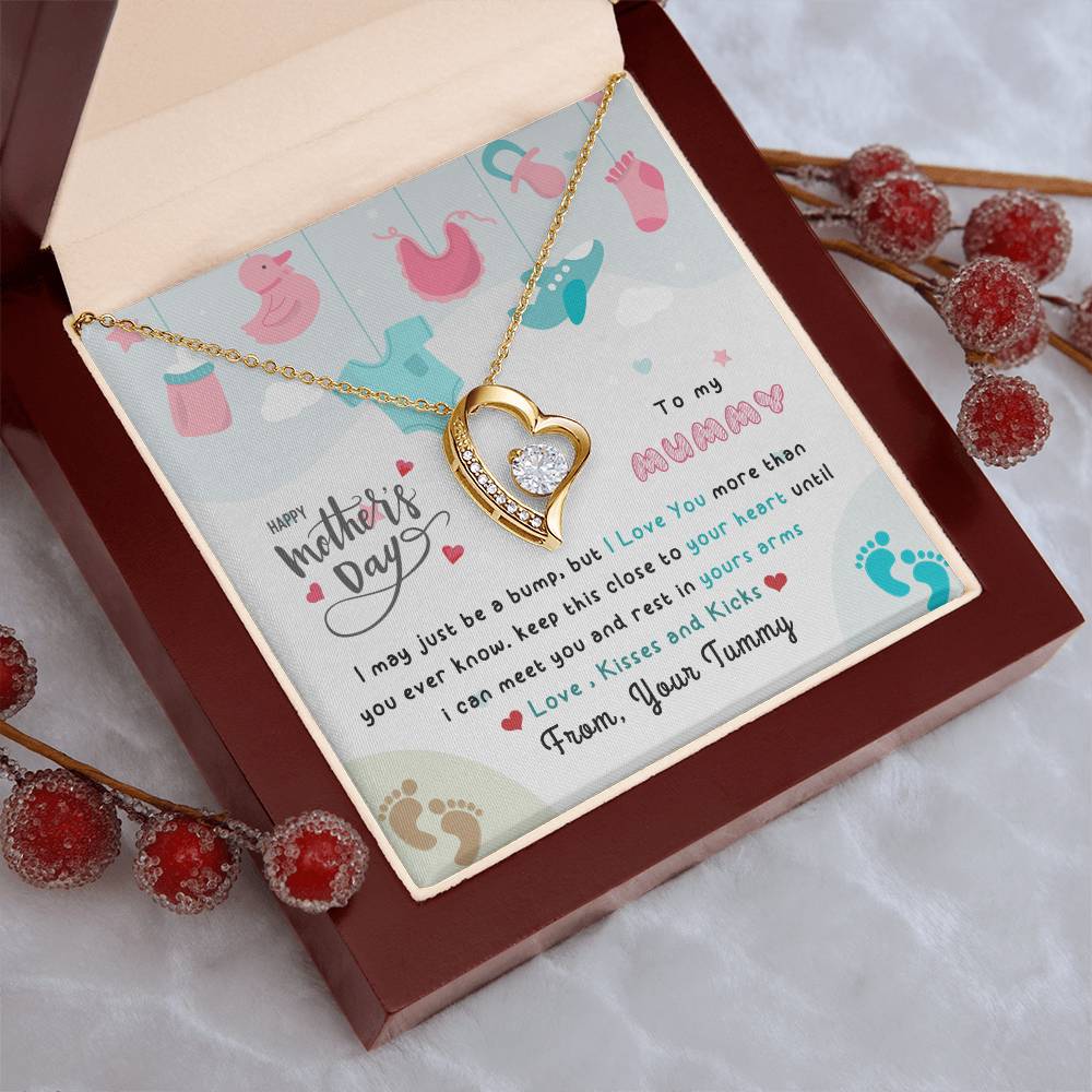 To My Pregnant Wife 1 Forever Love Necklace