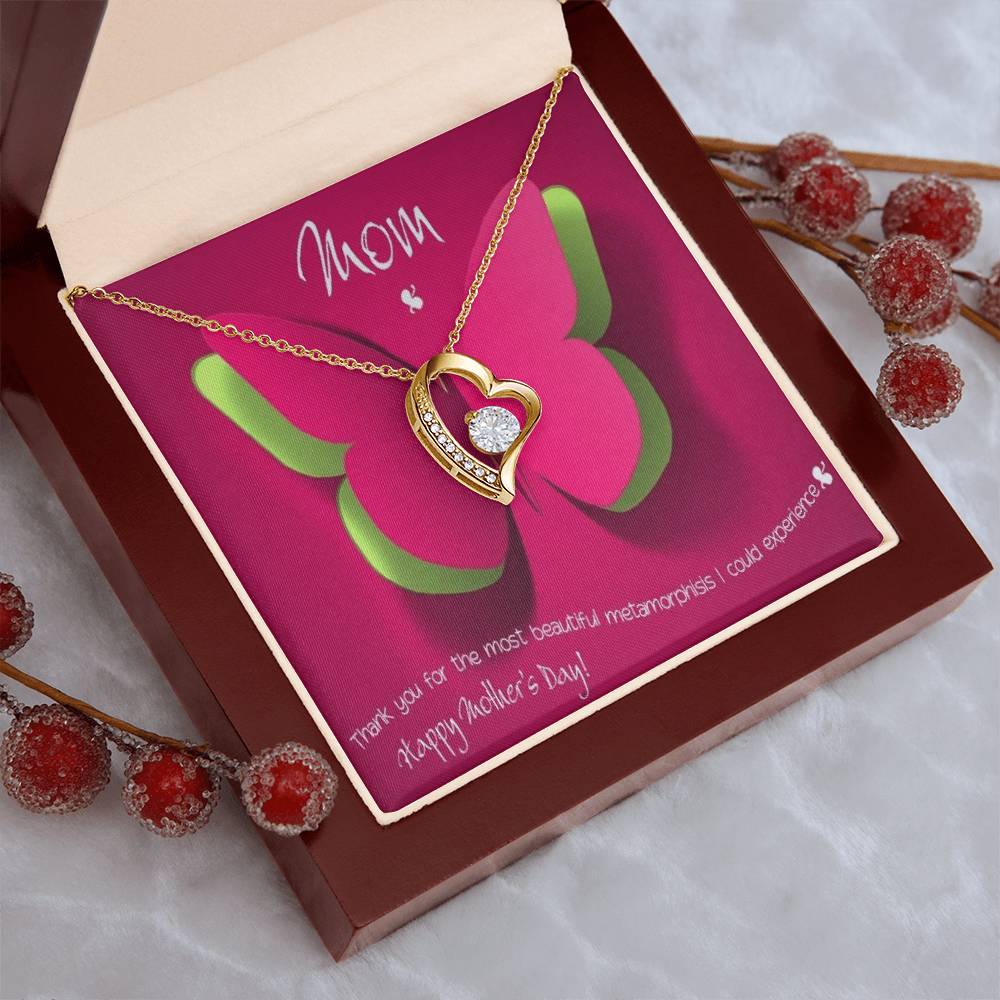 To My Mom 2 Forever Love Necklace