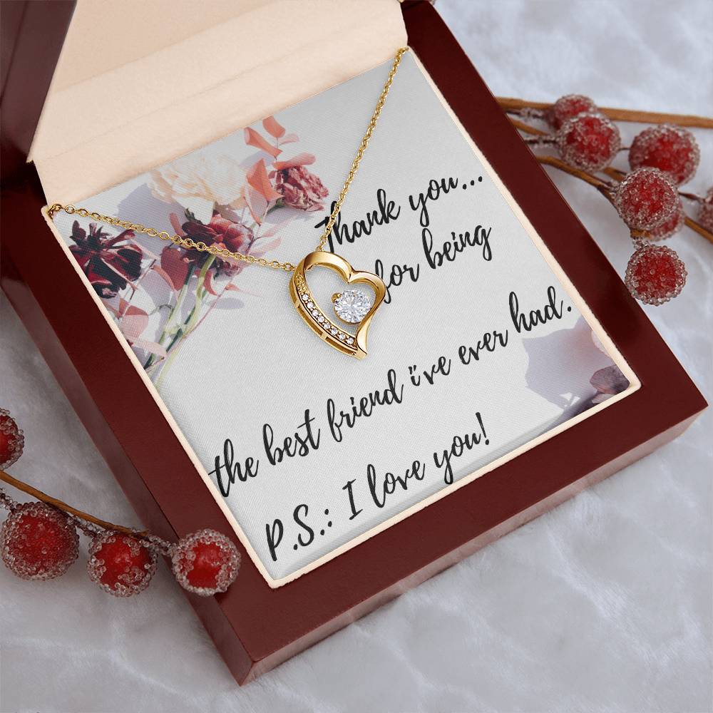 Heart Necklace I Love You Beautiful Customize Jewelry For Your Wife Girlfriend Bff Future Wife Forever Love Necklace