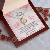 Mom To Be Necklaces Gift For Pregnant Woman Pregnancy Gift First Time Mom Gift First Time Mom To Be Gifts Gifts For Expecting Forever Love Necklace
