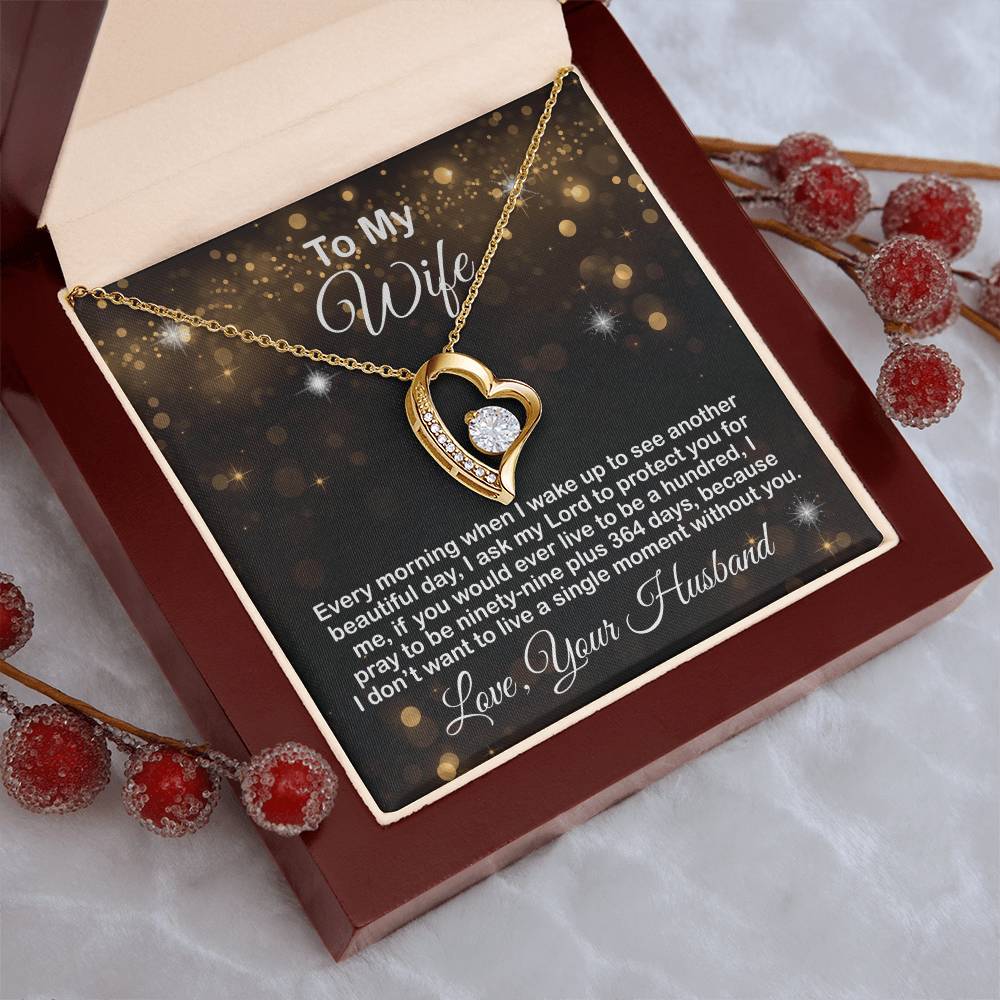 Gift For Wife Anniversary Birthday Gift For Wife From Husband Gift For Wife From Husband Forever Love Necklace