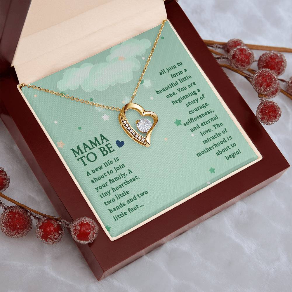 Mama To Be A New Life - Forever Love Necklace Forever Love Necklace