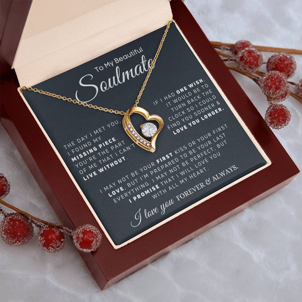 Soulmate - My Missing Piece -  Forever Love Necklace Forever Love Necklace