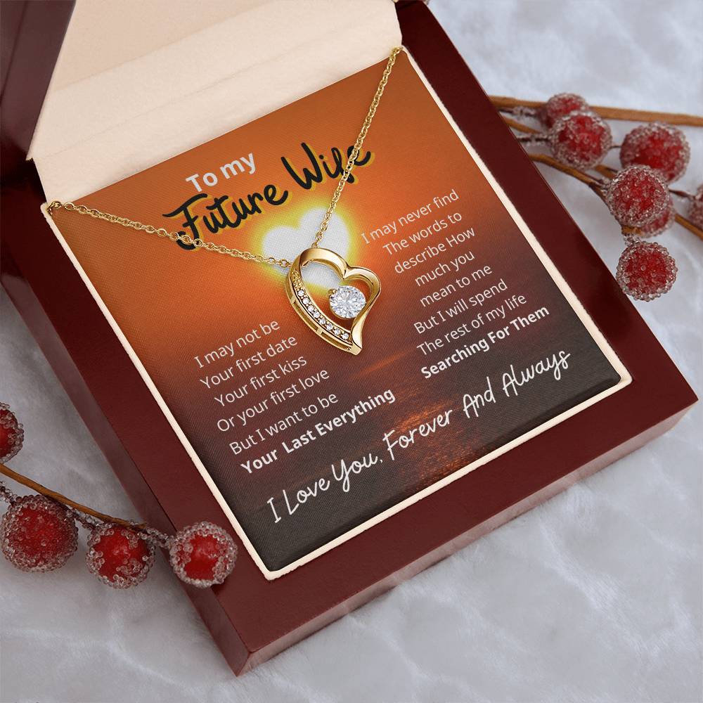 To My Future Wife I Love You To My Wife Necklace Gift Anniversary Gift Gifts For Her Valentines Gift For Wife Birthday Gift Forever Love Necklace