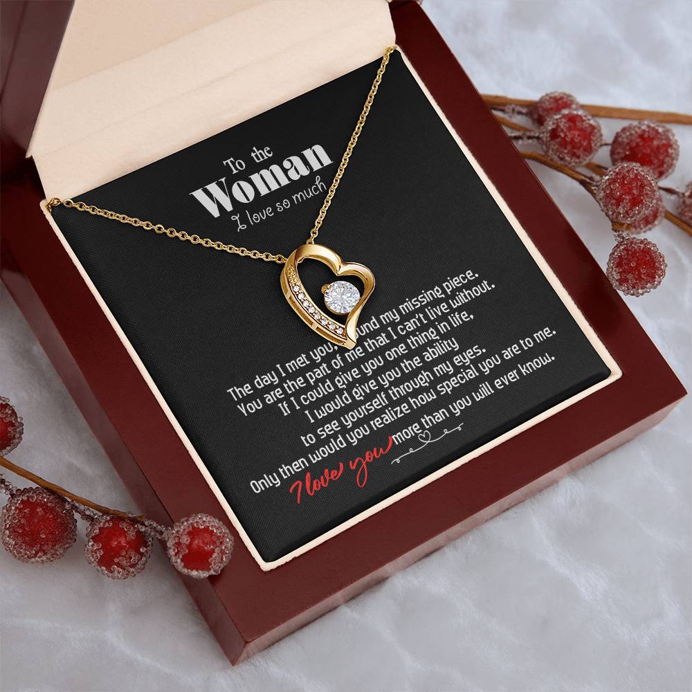 I Love You More Than You Will Ever Know - Forever Love Necklace Forever Love Necklace