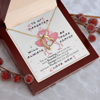 To My Daughter Flower Necklace Love Knot Pendant Cute Gift For You From Your  Gift For Daughter From Mom Daughter Mother Necklace Forever Love Necklace